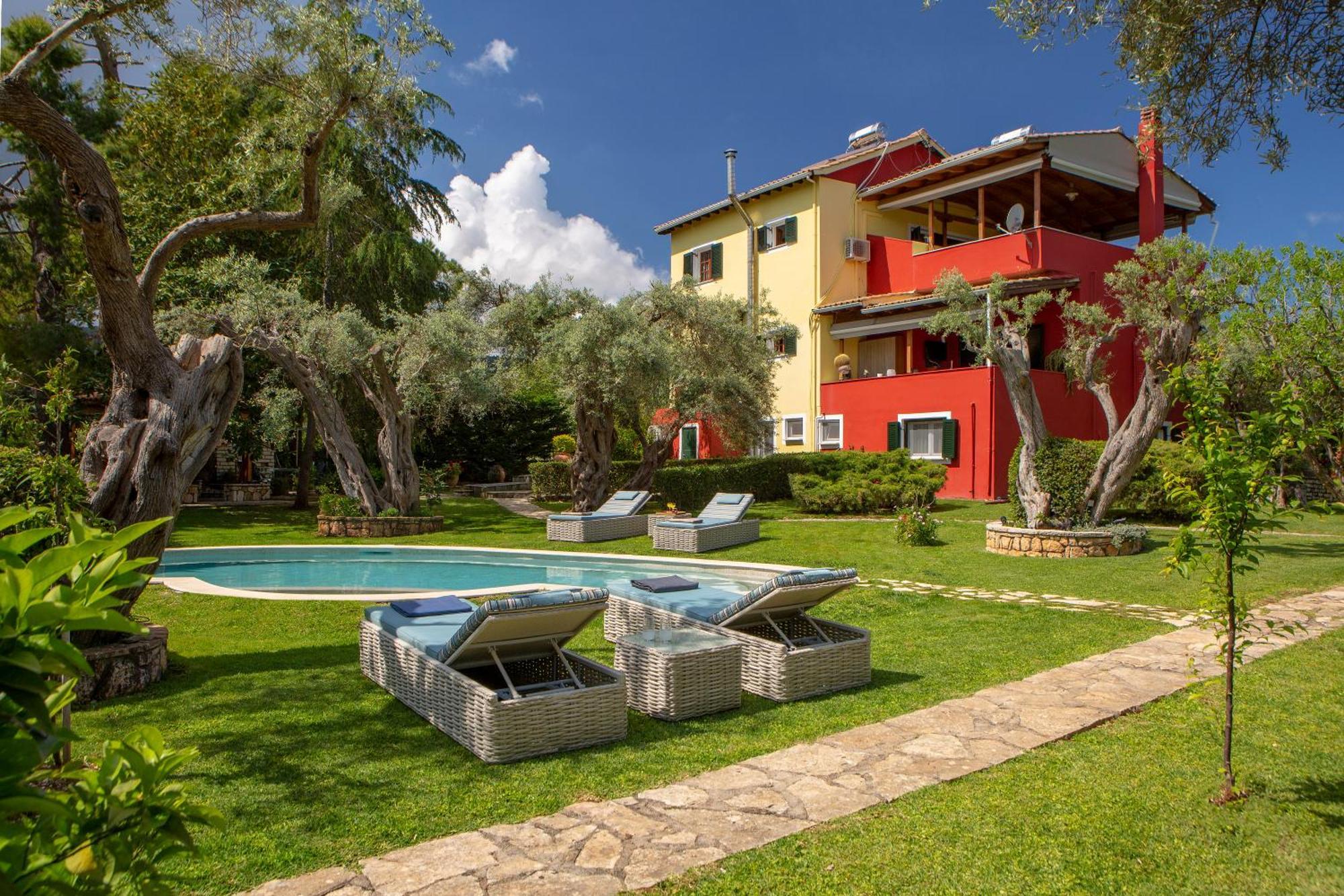 Poly'S Villa Lefkada Apolpaina Exterior foto